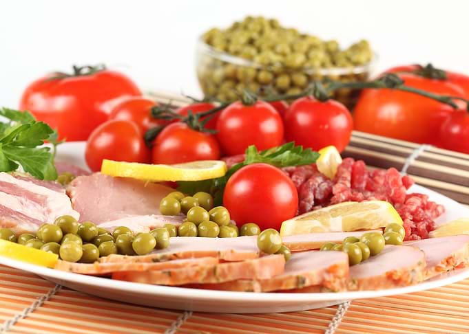 Fresh food meal