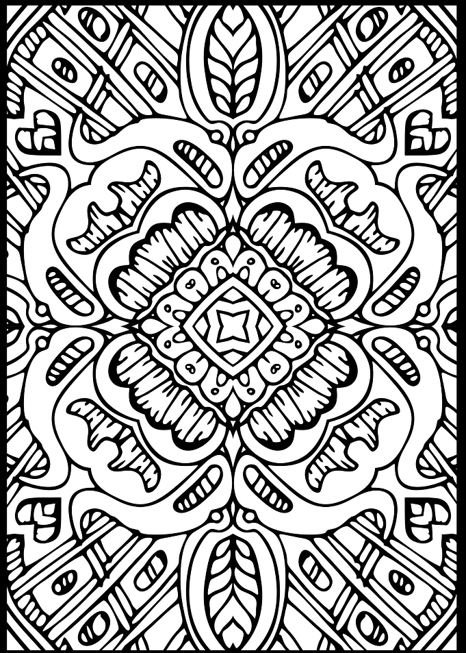 Mandala Hand Flower Design