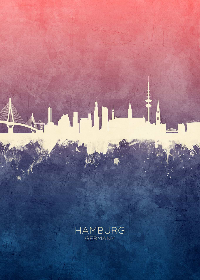 Hamburg Germany Skyline