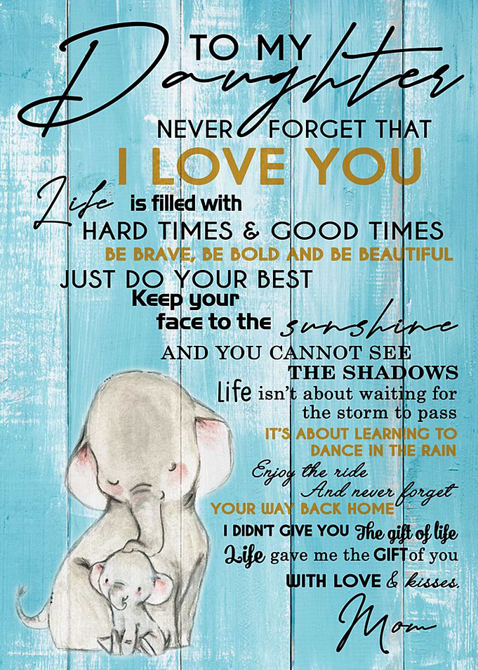 TO MY DAUGHTER