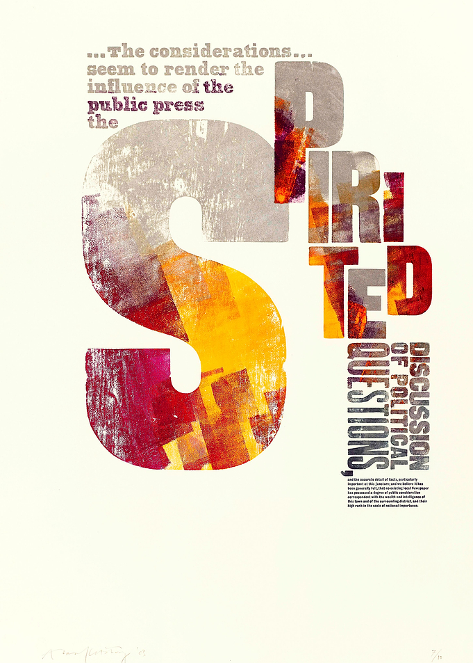 POSTER SPIRITED PRESS