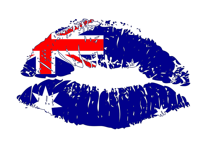 Patriotic Kiss Australia