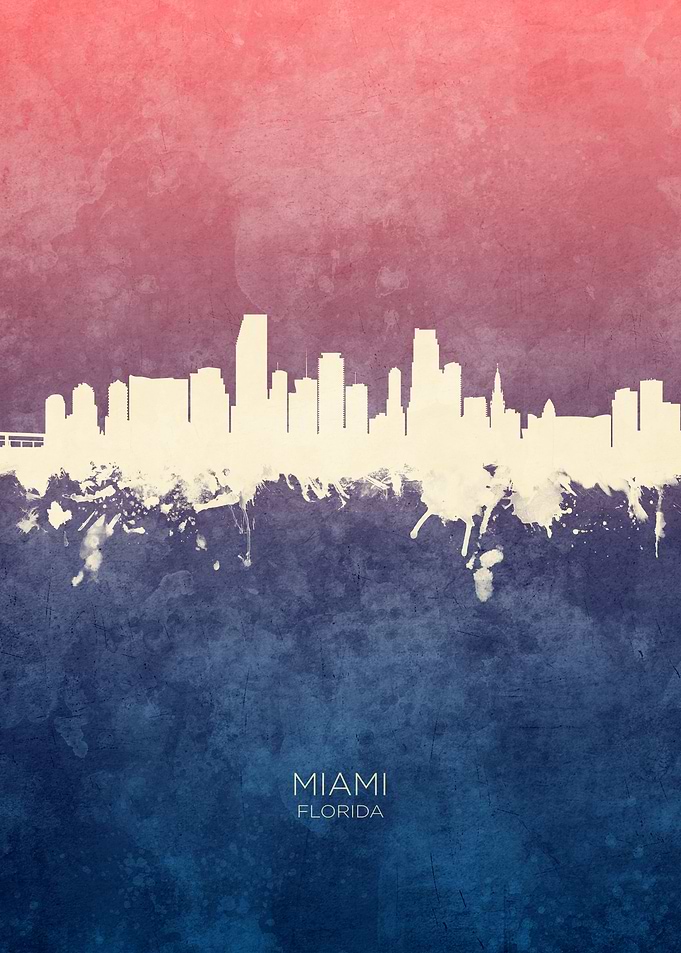 Miami Florida Skyline