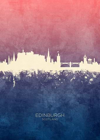Edinburgh Scotland Skyline
