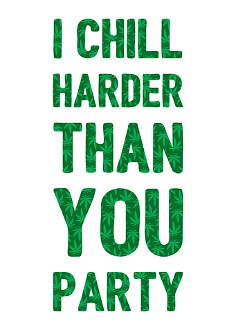 I chill harder than you