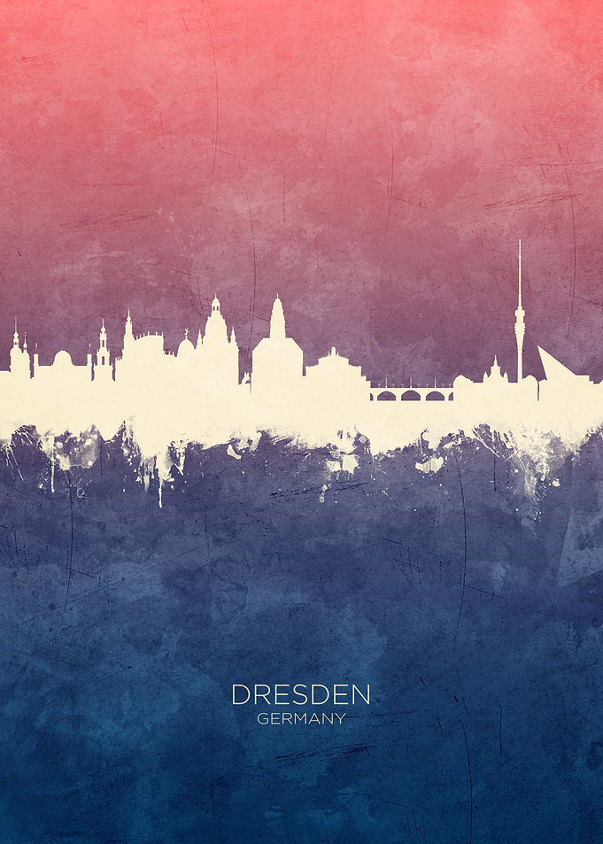 Dresden Germany Skyline