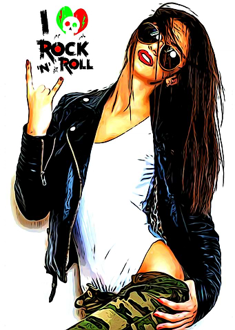Girs Rock and Roll