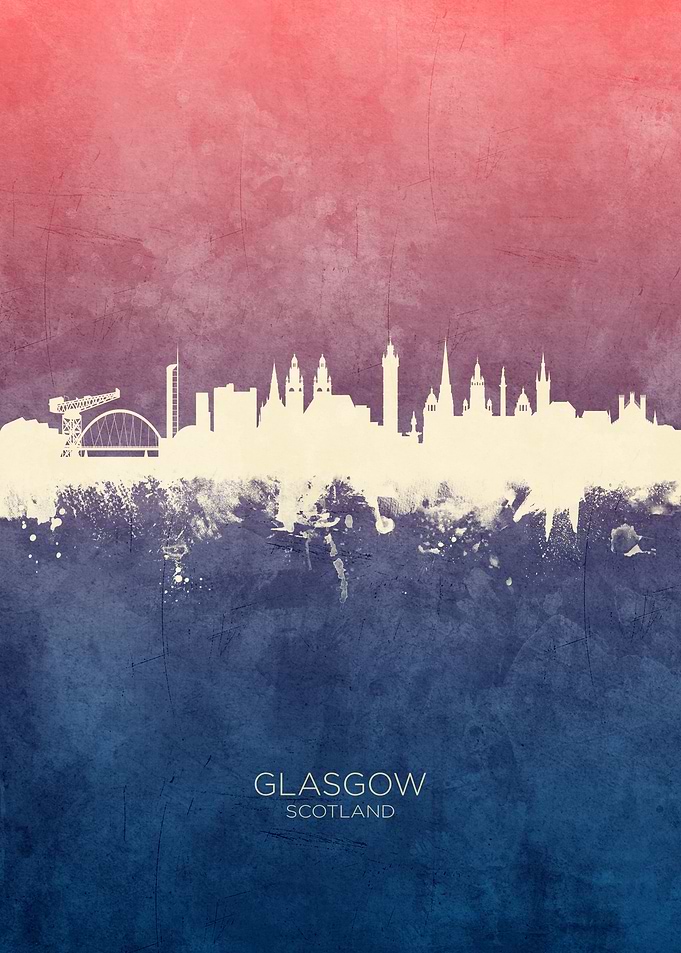 Glasgow Scotland Skyline