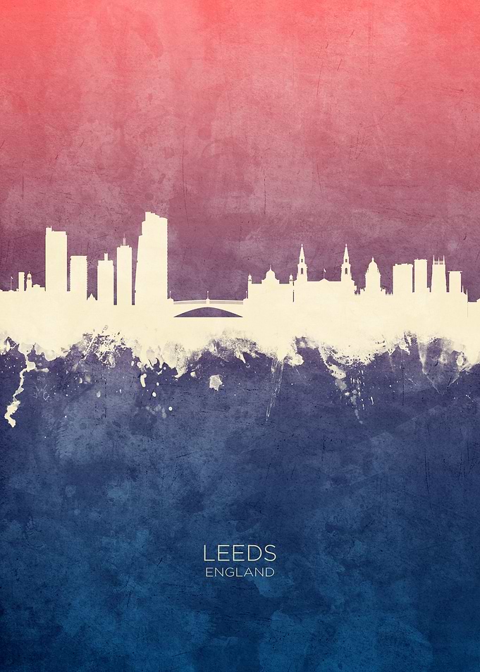 Leeds England Skyline