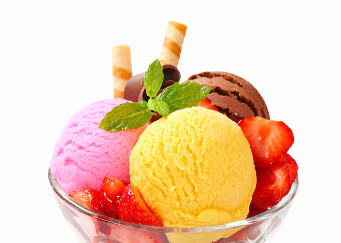 Ice cream melba