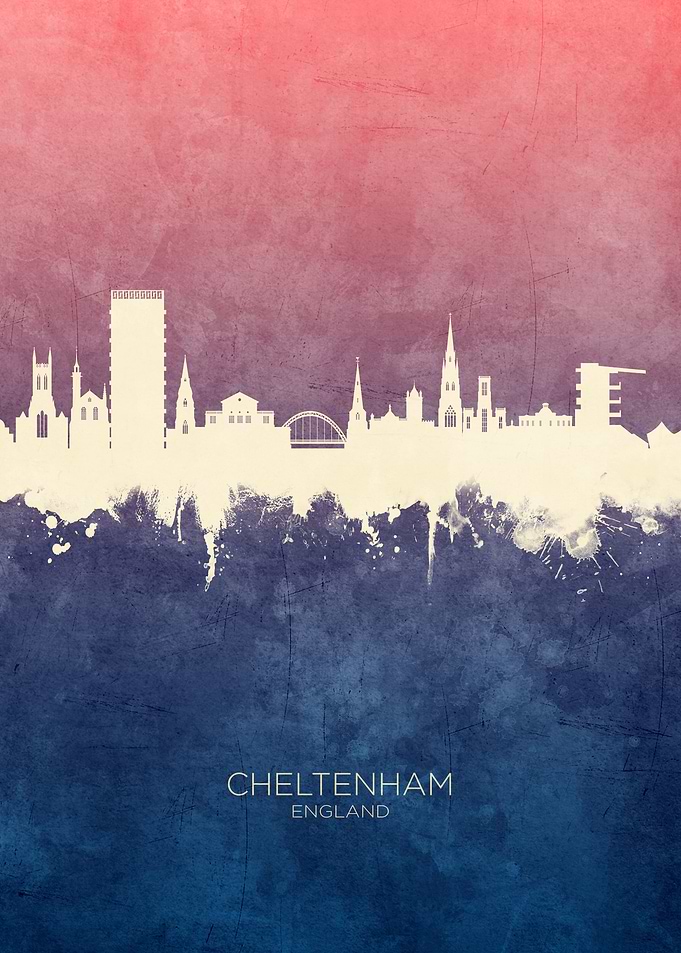 Cheltenham England Skyline