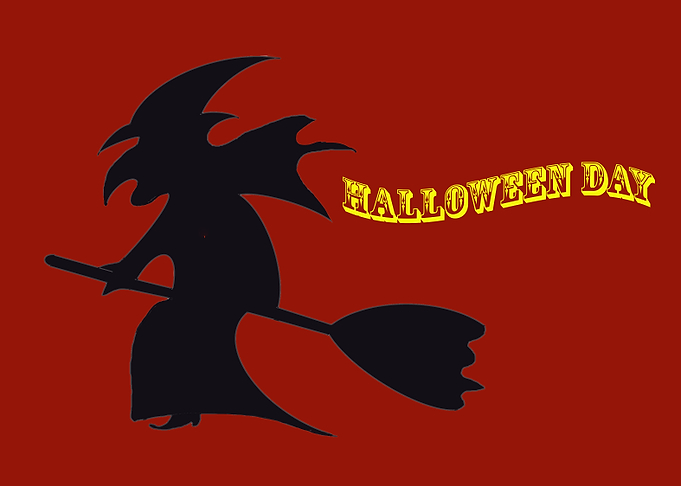 The Silhouette of witch