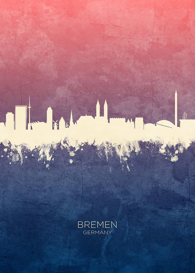 Bremen Germany Skyline
