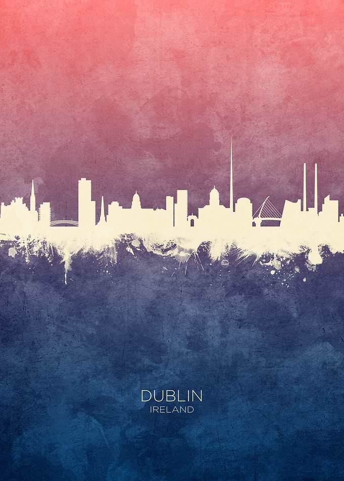 Dublin Ireland Skyline