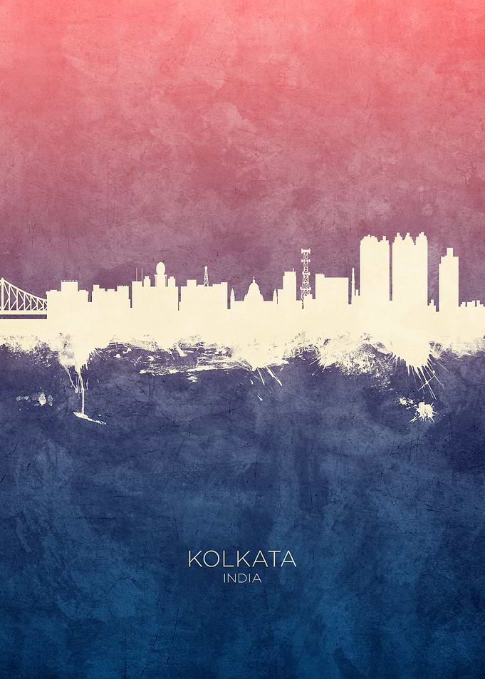Kolkata India Skyline
