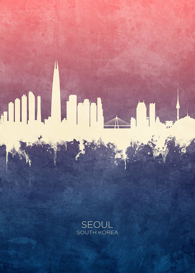 Seoul South Korea Skyline
