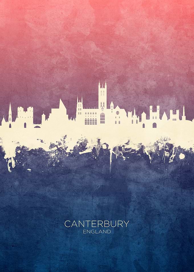 Canterbury England Skyline