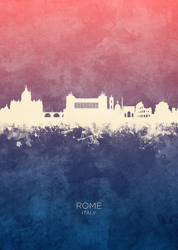 Rome Italy Skyline