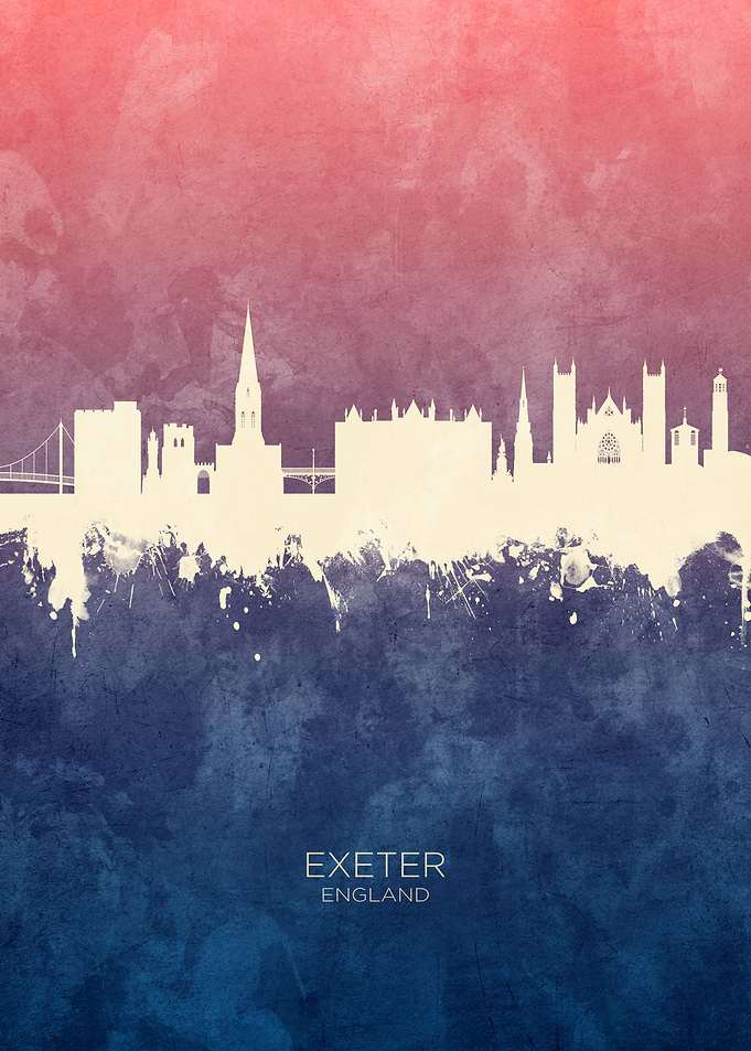 Exeter England Skyline