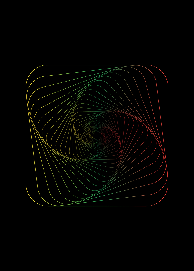 minimal line art abstract