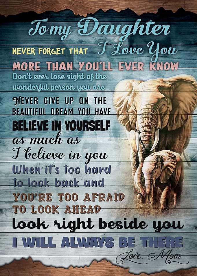 TO MY DAUGHTER