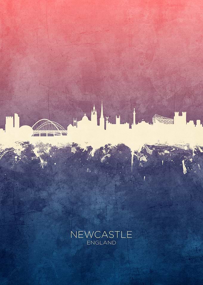 Newcastle England Skyline