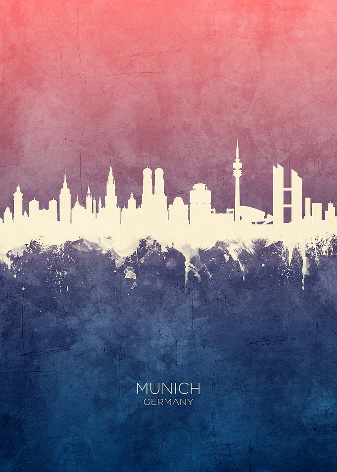 Munich Germany Skyline
