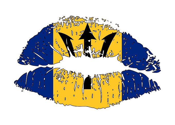 Patriotic Kiss Barbados