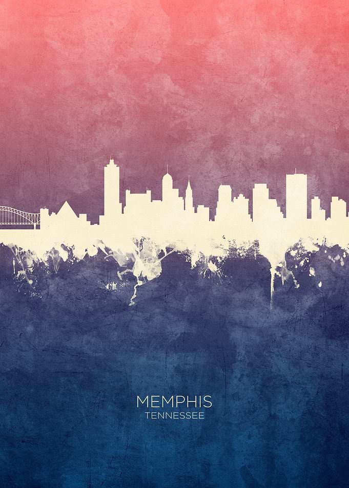 Memphis Tennessee Skyline