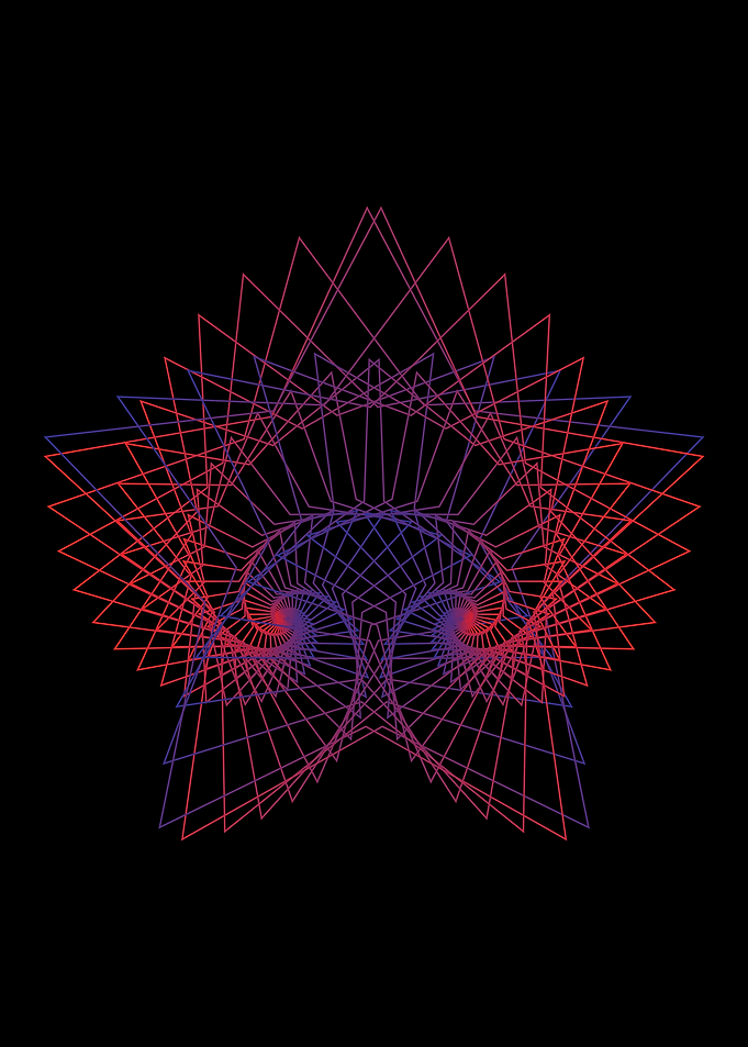 minimal line art abstract