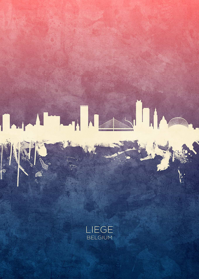 Liege Belgium Skyline