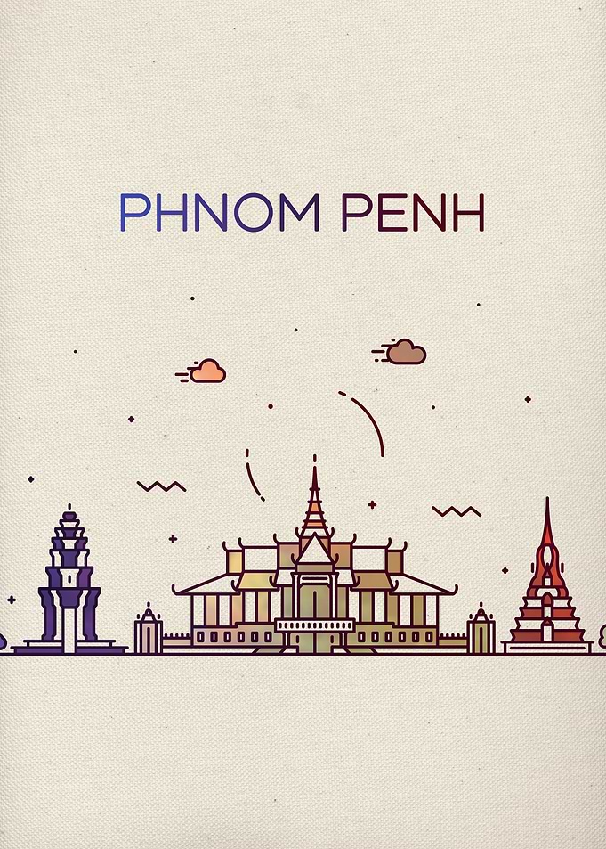 Phnom Penh City Skyline