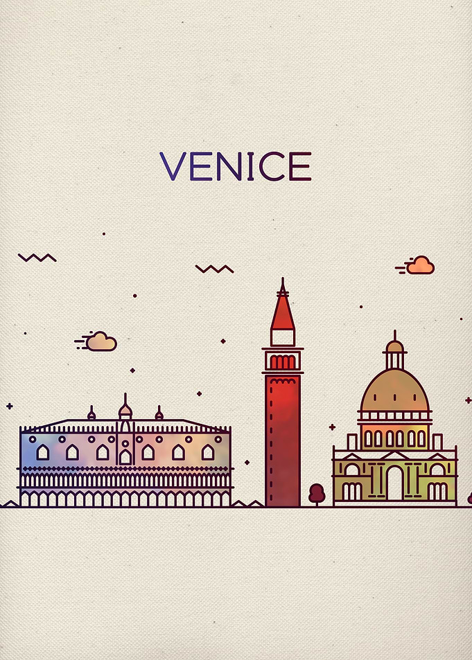 Venice Italy City Skyline