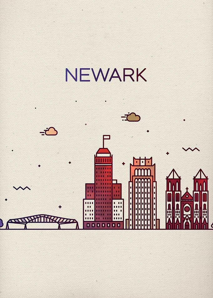 Newark New Jersey Skyline
