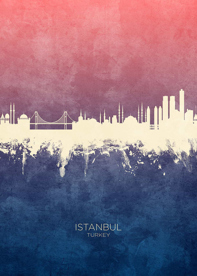 Istanbul Turkey Skyline