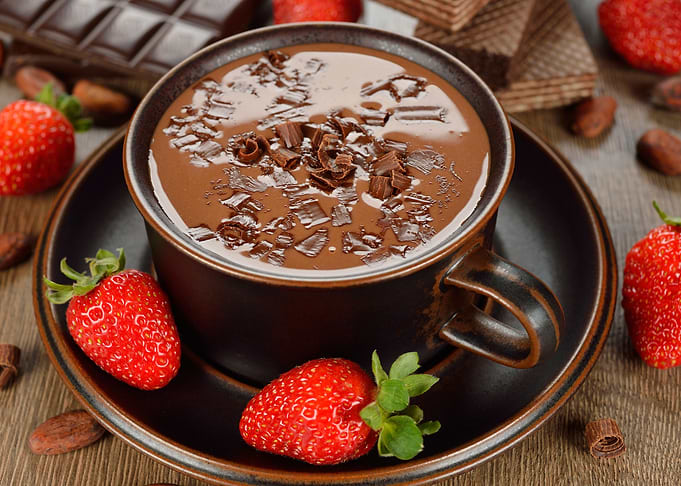 Strawberry Hot Chocolate