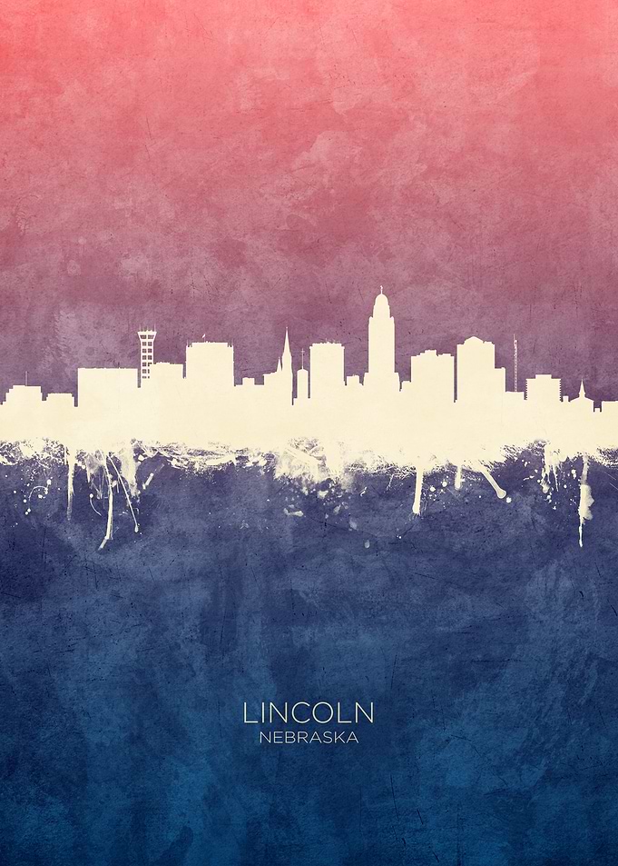 Lincoln Nebraska Skyline