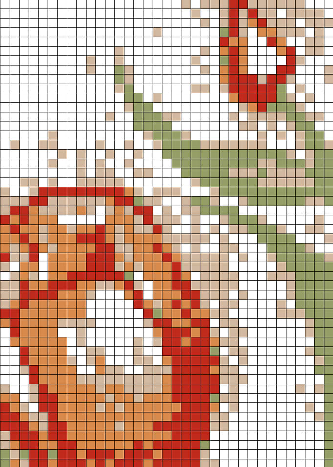 Tulips Pixel Art Part 3