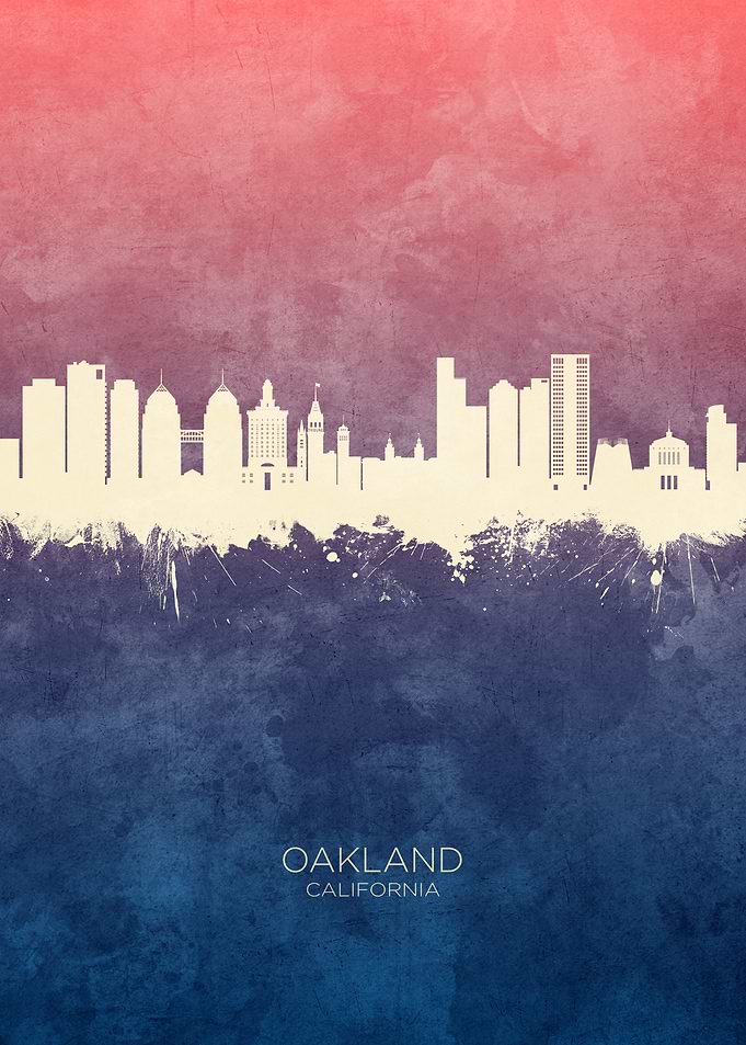 Oakland California Skyline