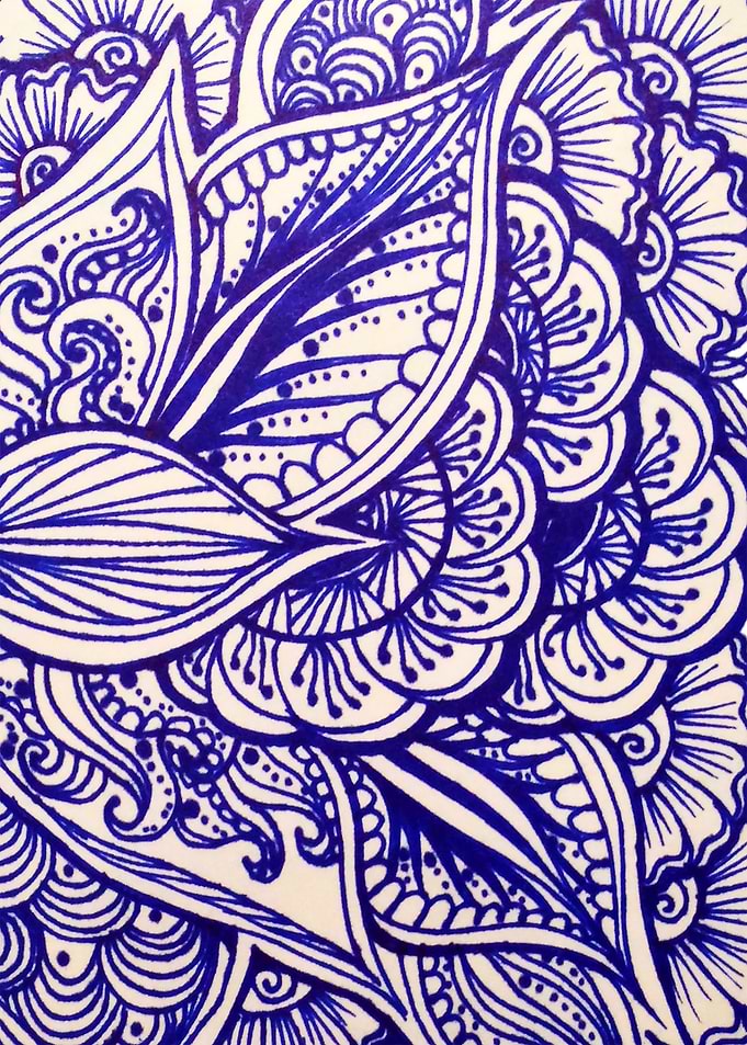 Indian Blue Ornament