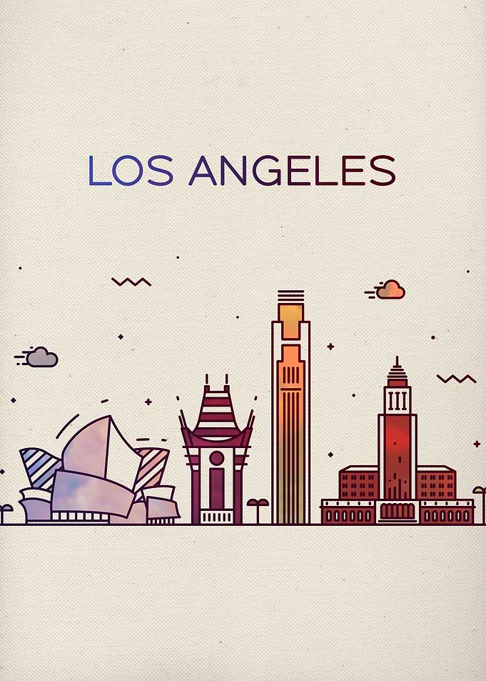 Los Angeles City Skyline