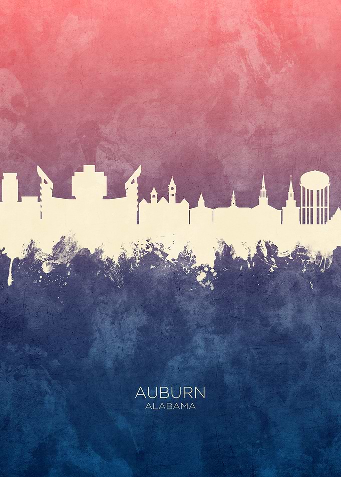 Auburn Alabama Skyline