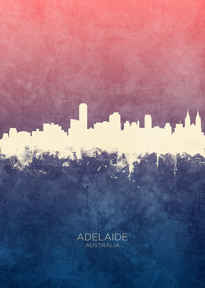 Adelaide Australia Skyline