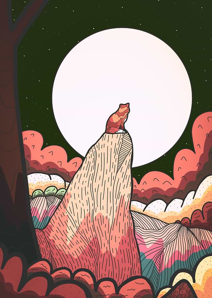The fox on the peak