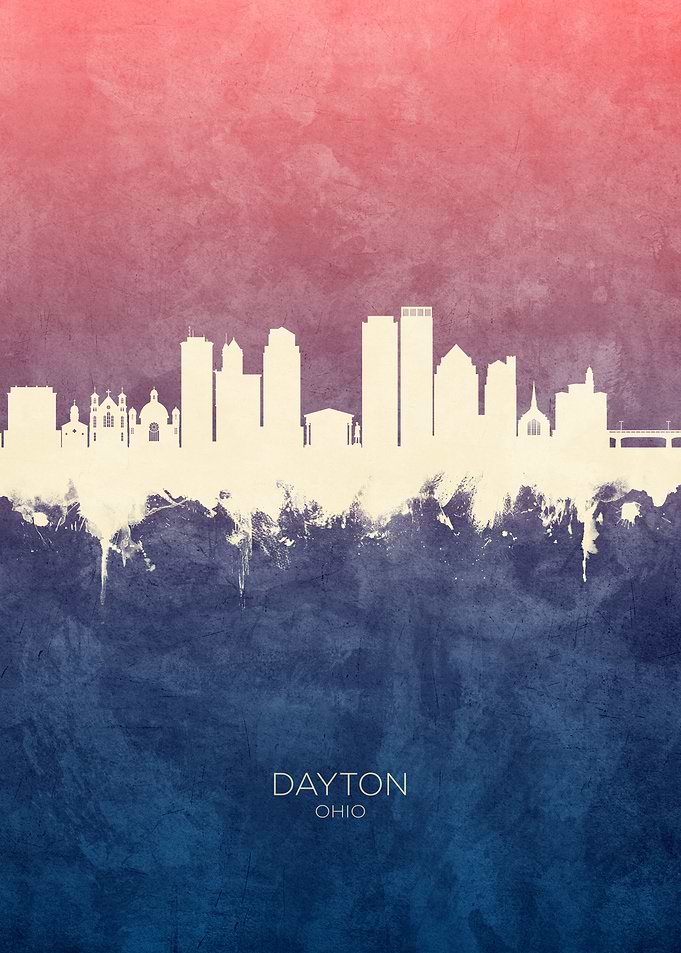 Dayton Ohio Skyline