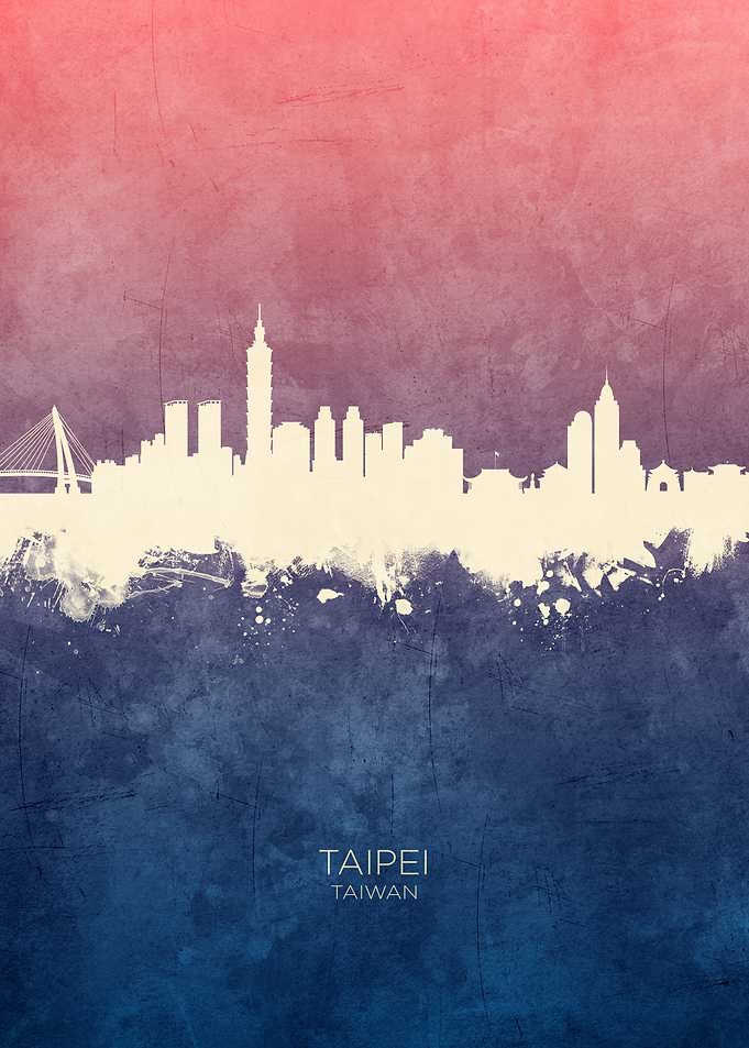 Taipei Taiwan Skyline