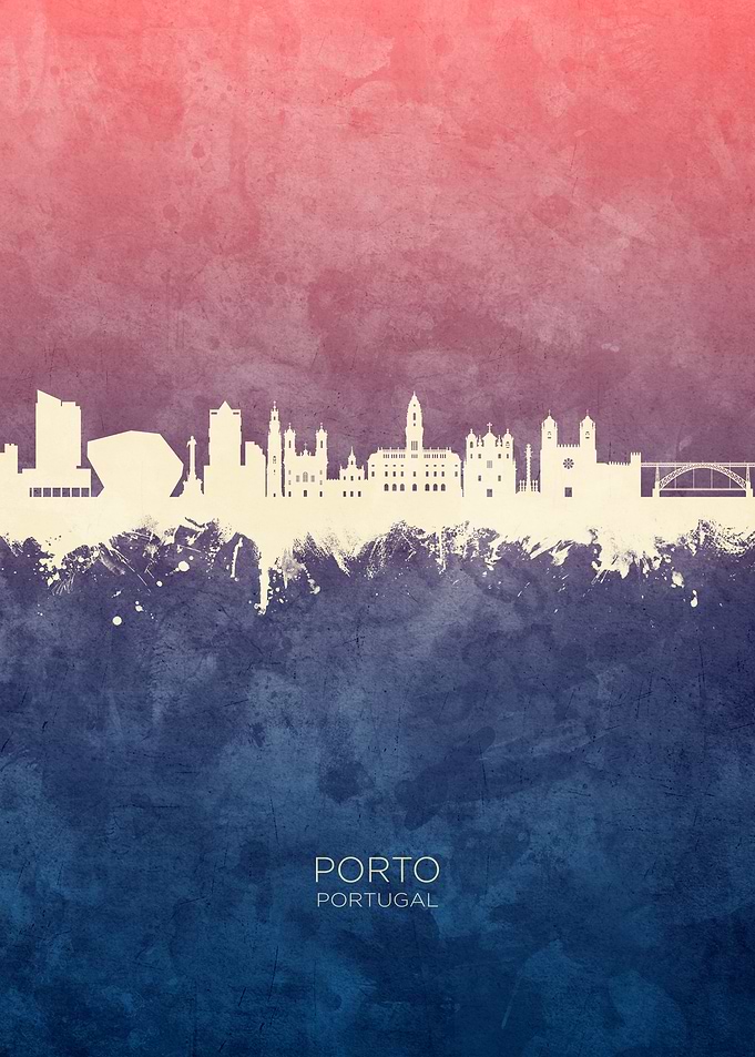 Porto Portugal Skyline