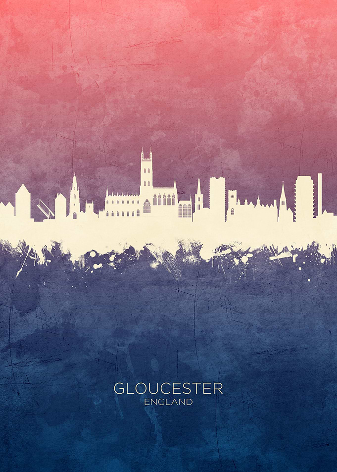 Gloucester England Skyline
