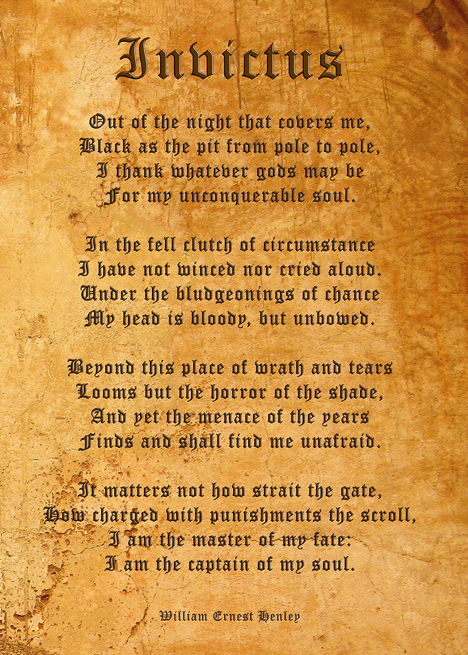 Invictus portrait