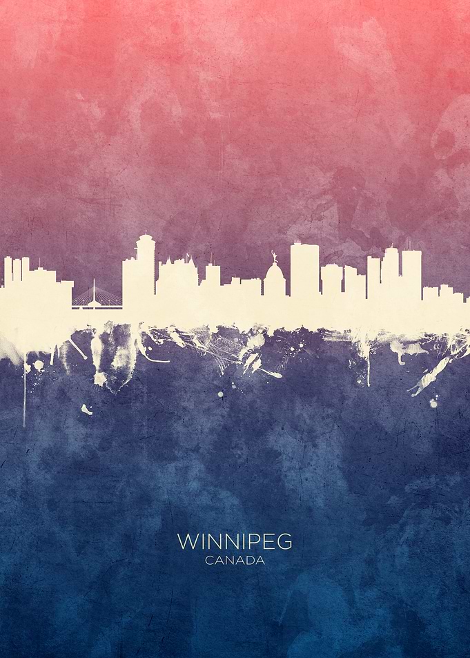 Winnipeg Canada Skyline